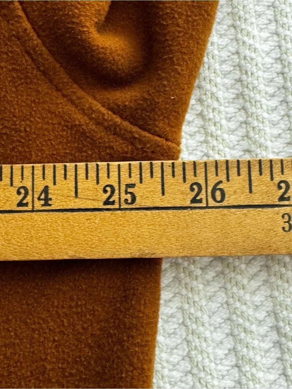 Men’s Straight Down Clothing Co Large Camel Colored 1/4 Zip Cotton Sweatshirt